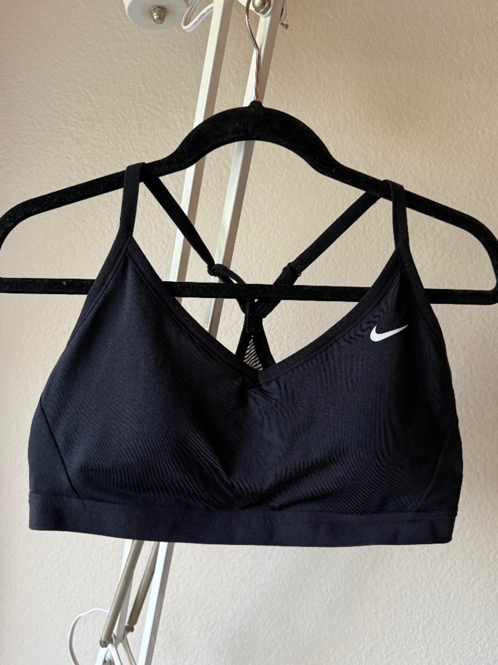 Nike Dri-Fit Black Sports Bra - Size XL